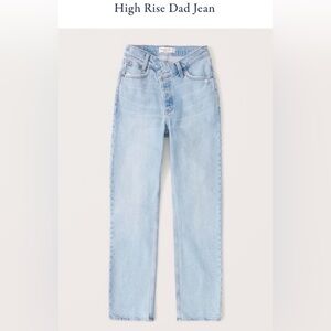 Abercrombie High Rise Dad Jean NWT